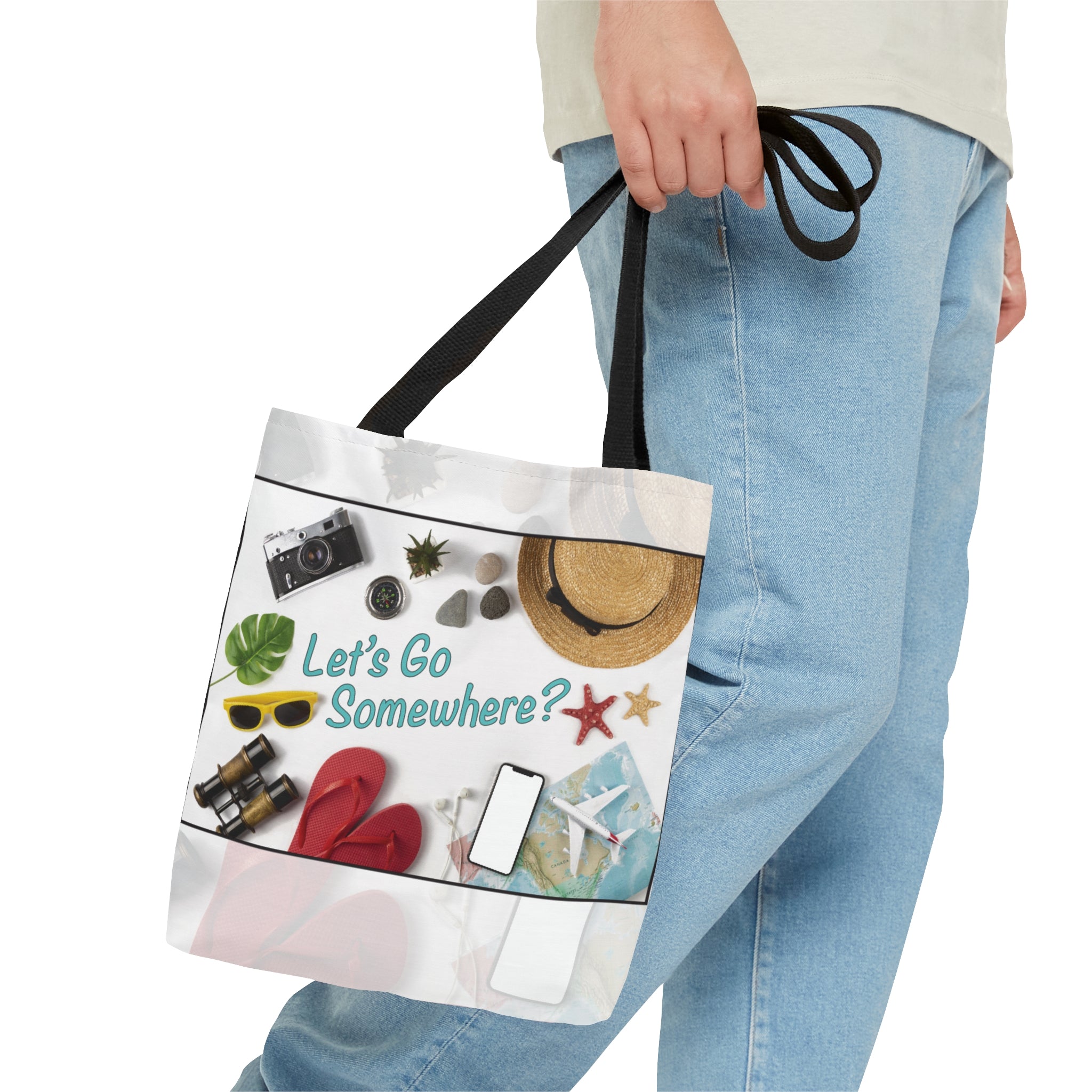 Travel Accessories Collage 2 Tote Bag