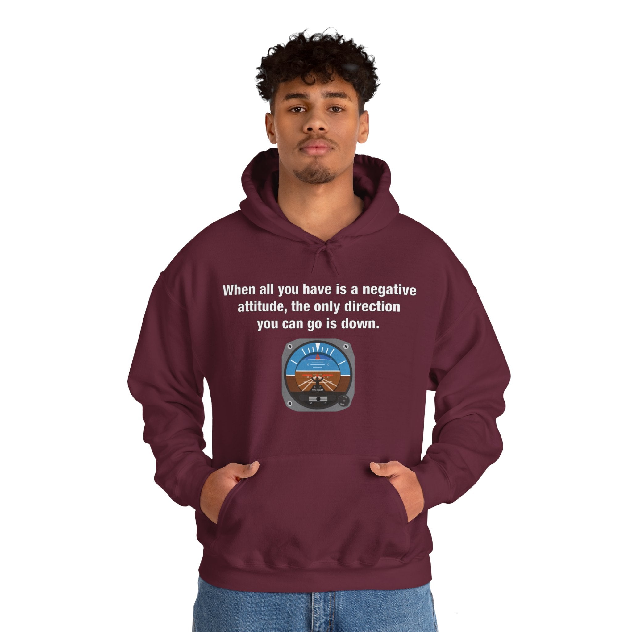 Negative Attitude Unisex Heavy Blend™ Hooded Sweatshirt