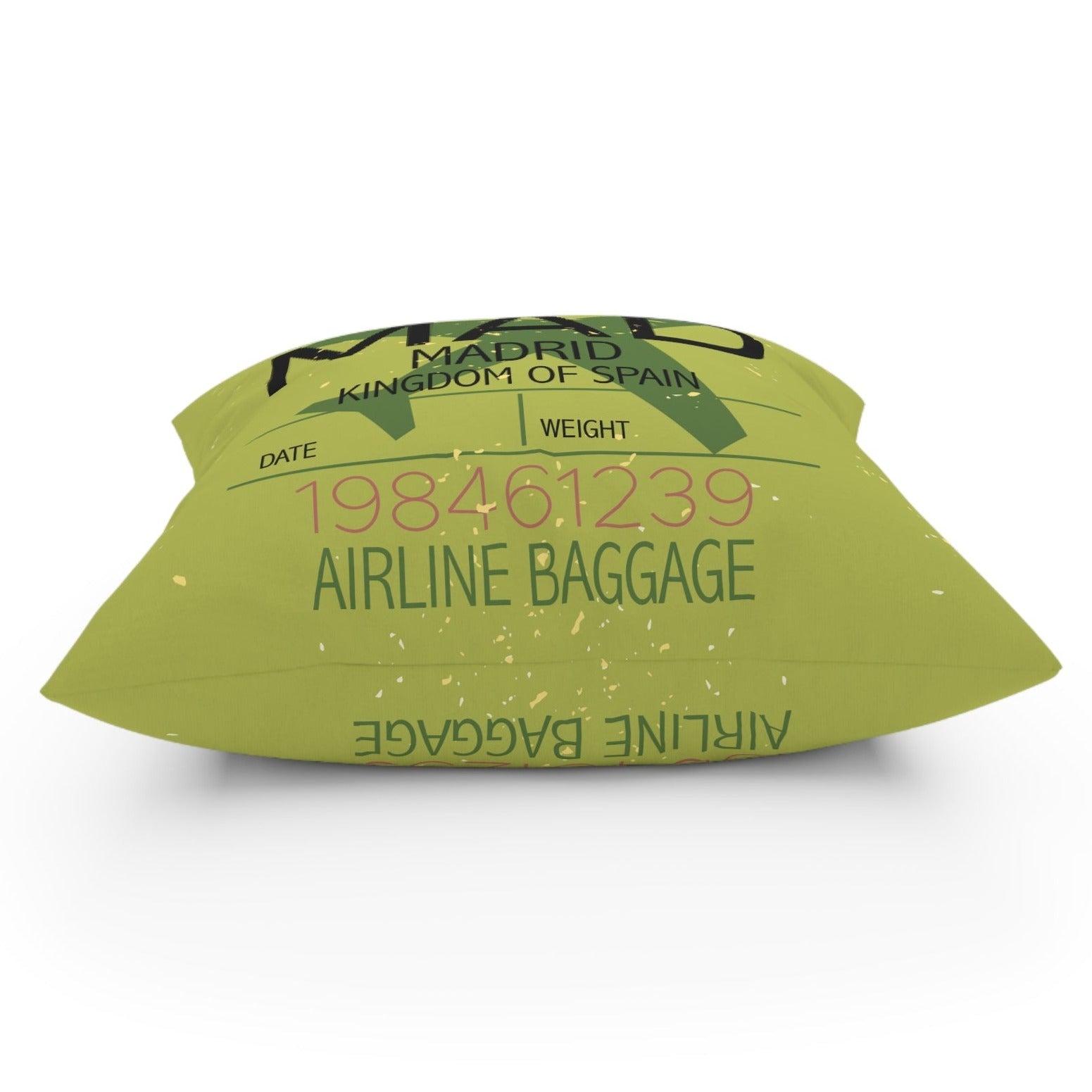 Airport Code (MAD) Broadcloth Pillow