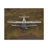 Abandoned Plane in Field Canvas Gallery Wrap