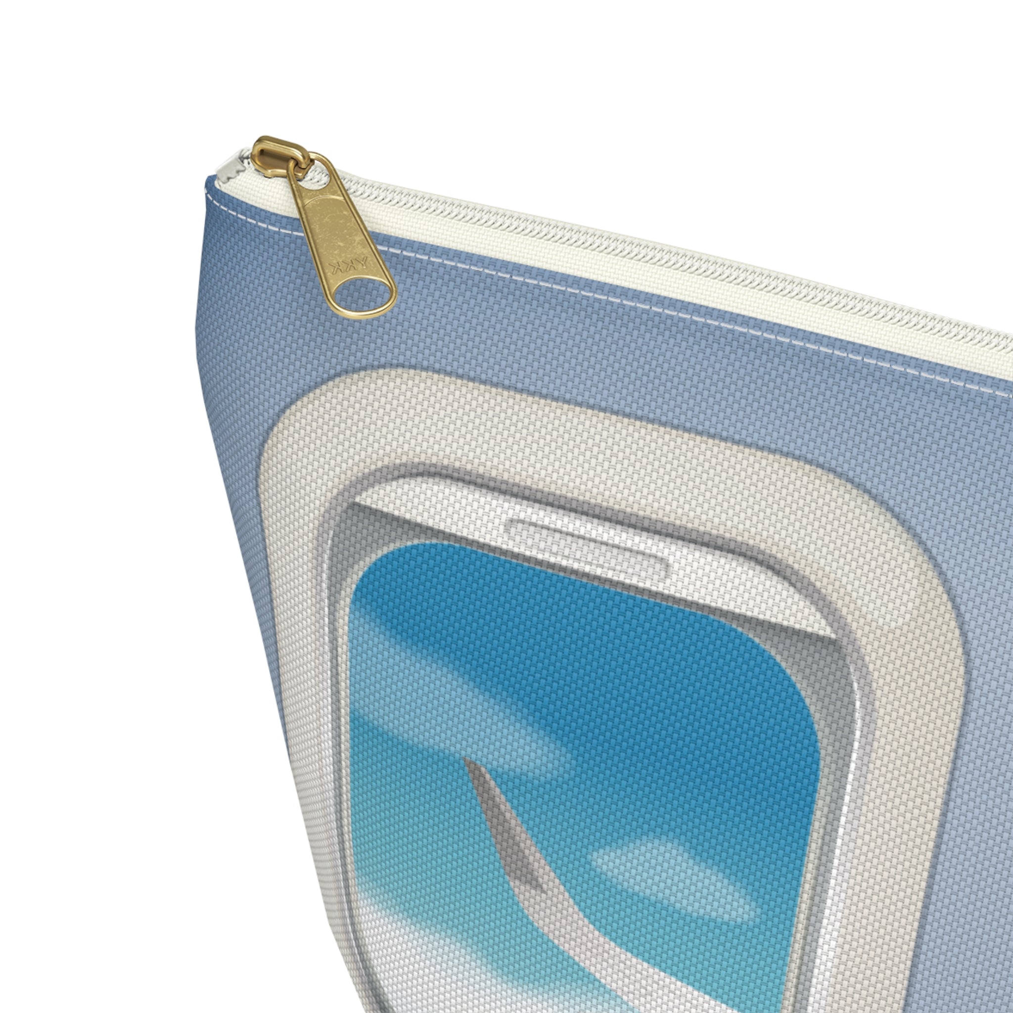 Airplane Window View T-Bottom Accessory Pouch