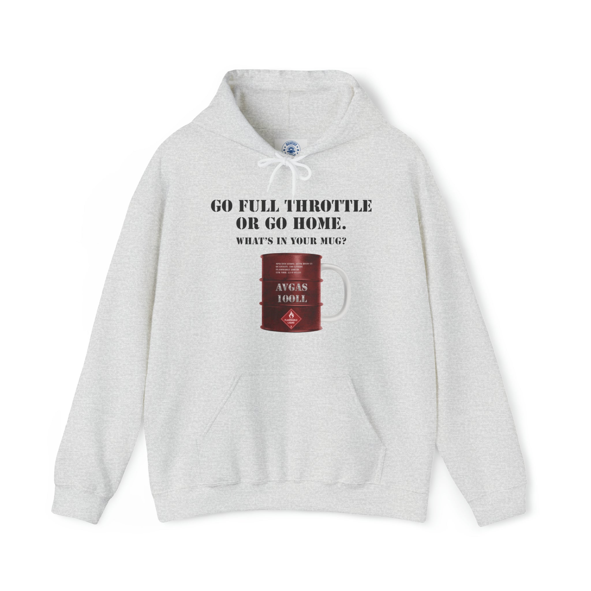 AVGAS Coffee Mug Unisex Heavy Blend™ Hooded Sweatshirt