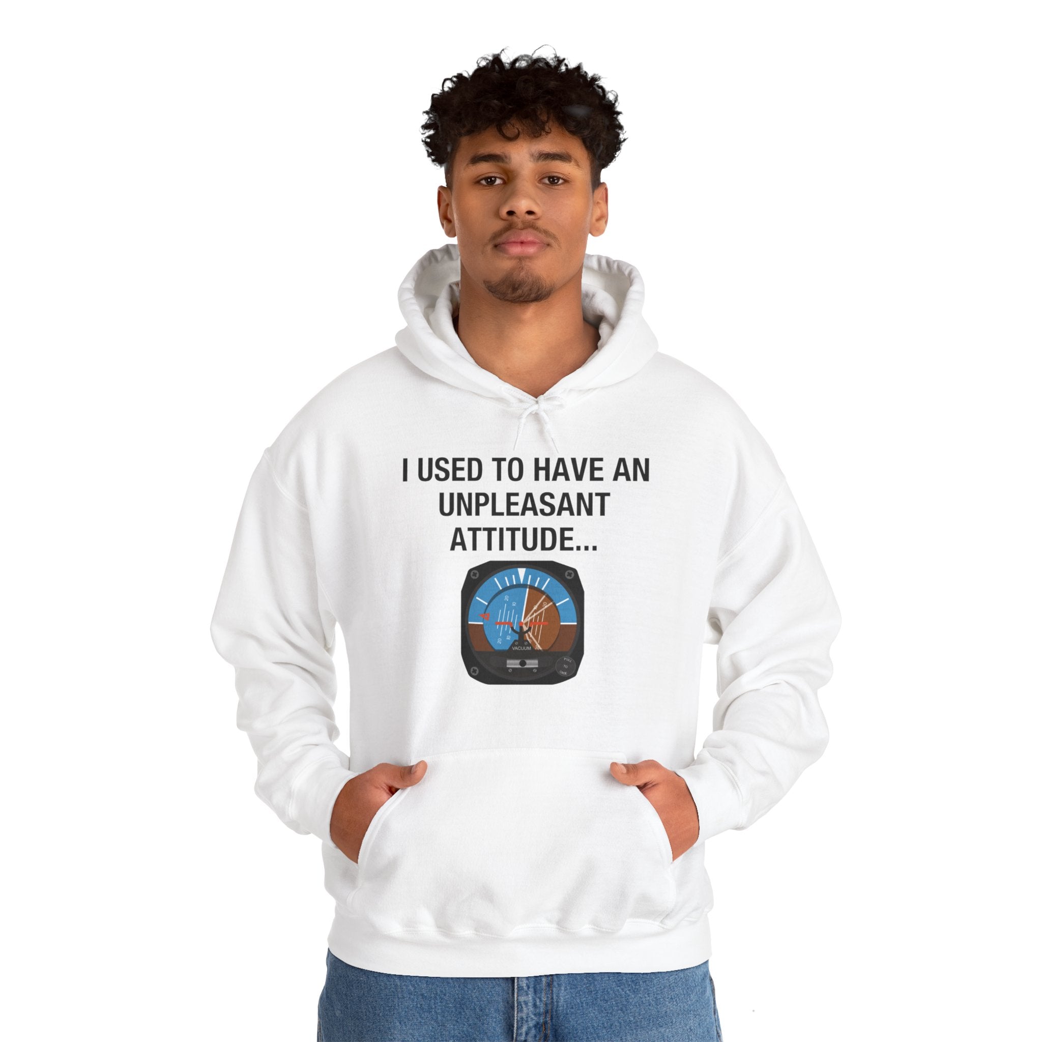 Unpleasant Attitude Unisex Heavy Blend™ Hooded Sweatshirt