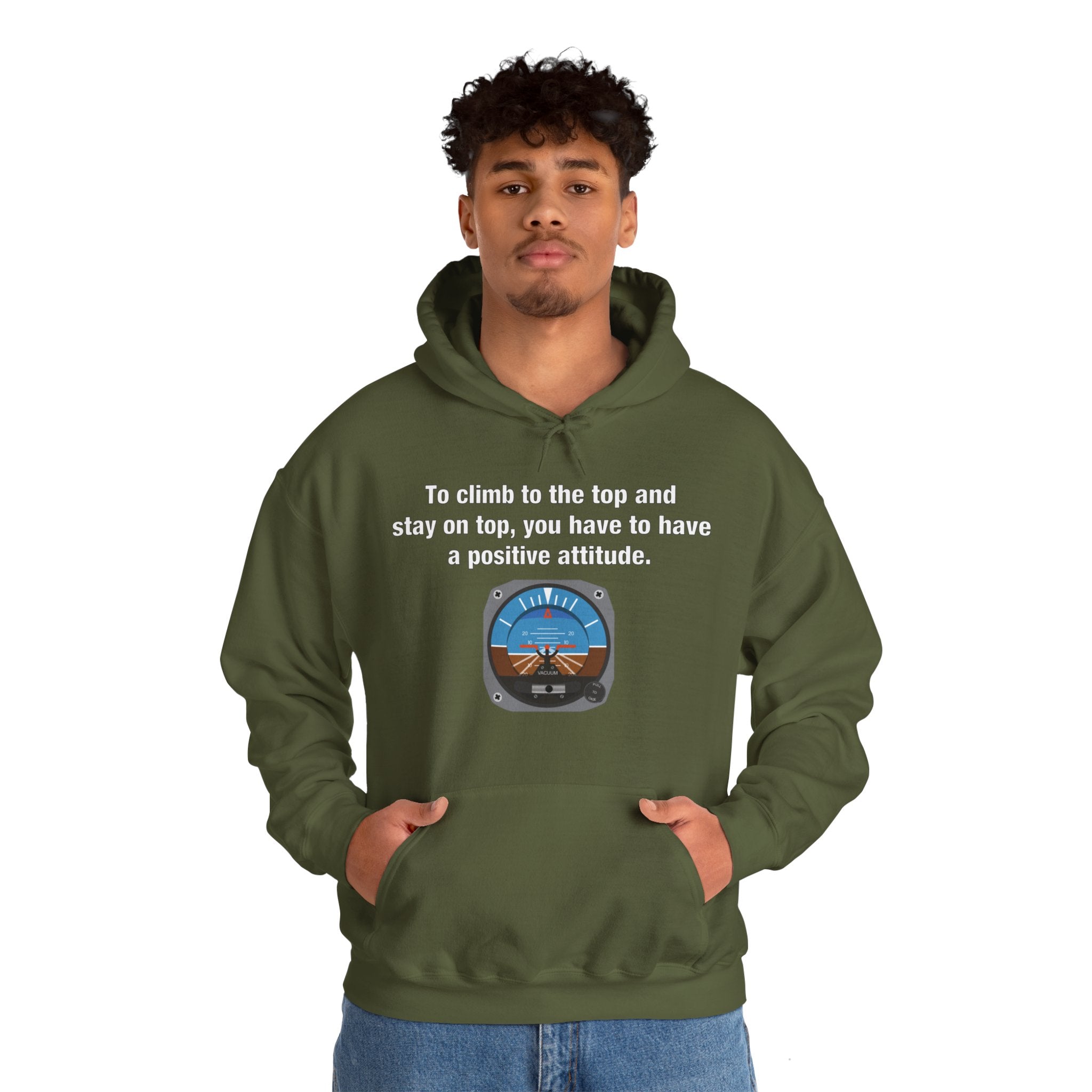 Positive Attitude Unisex Heavy Blend™ Hooded Sweatshirt