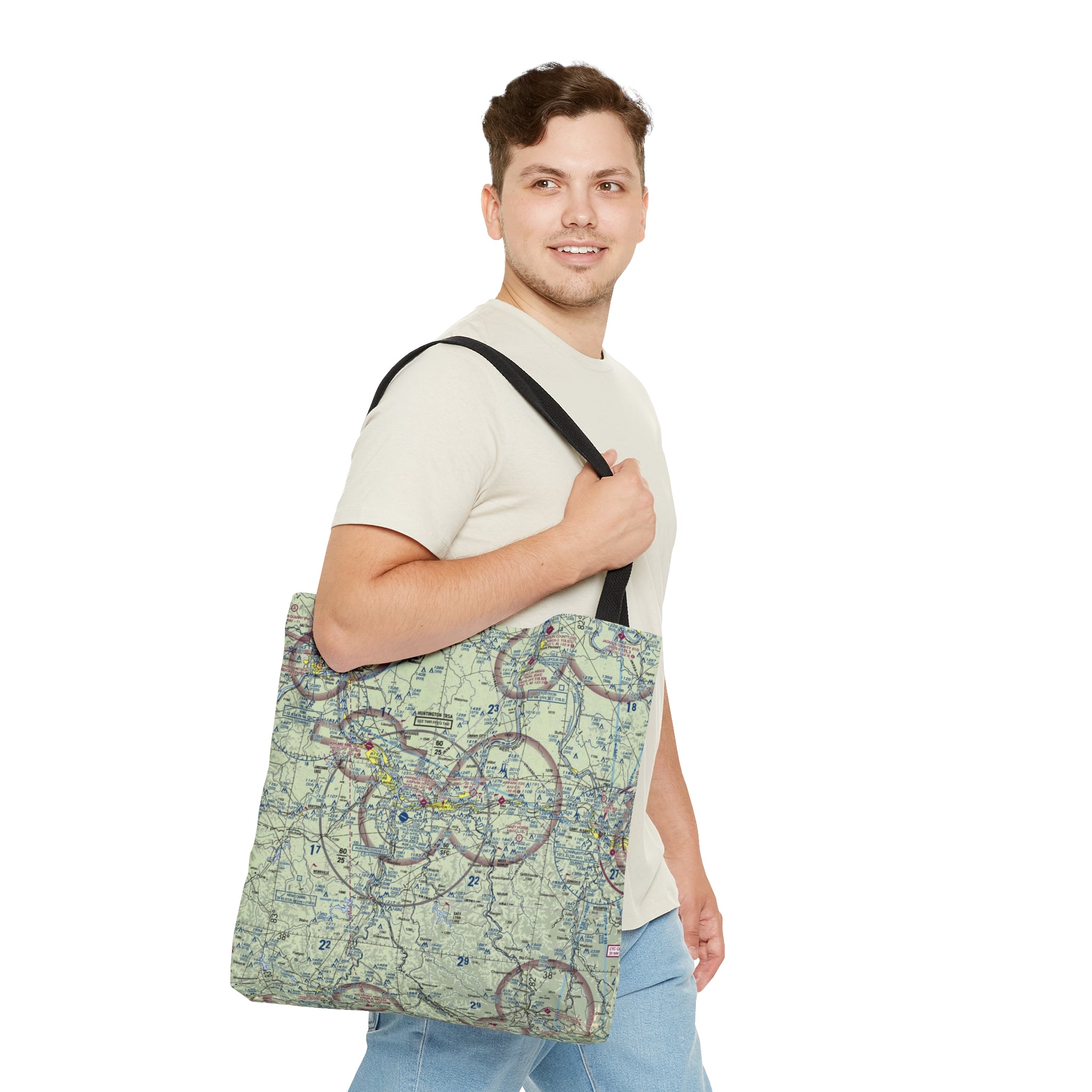 VFR Aeronautical Chart (Midwest) Tote Bag