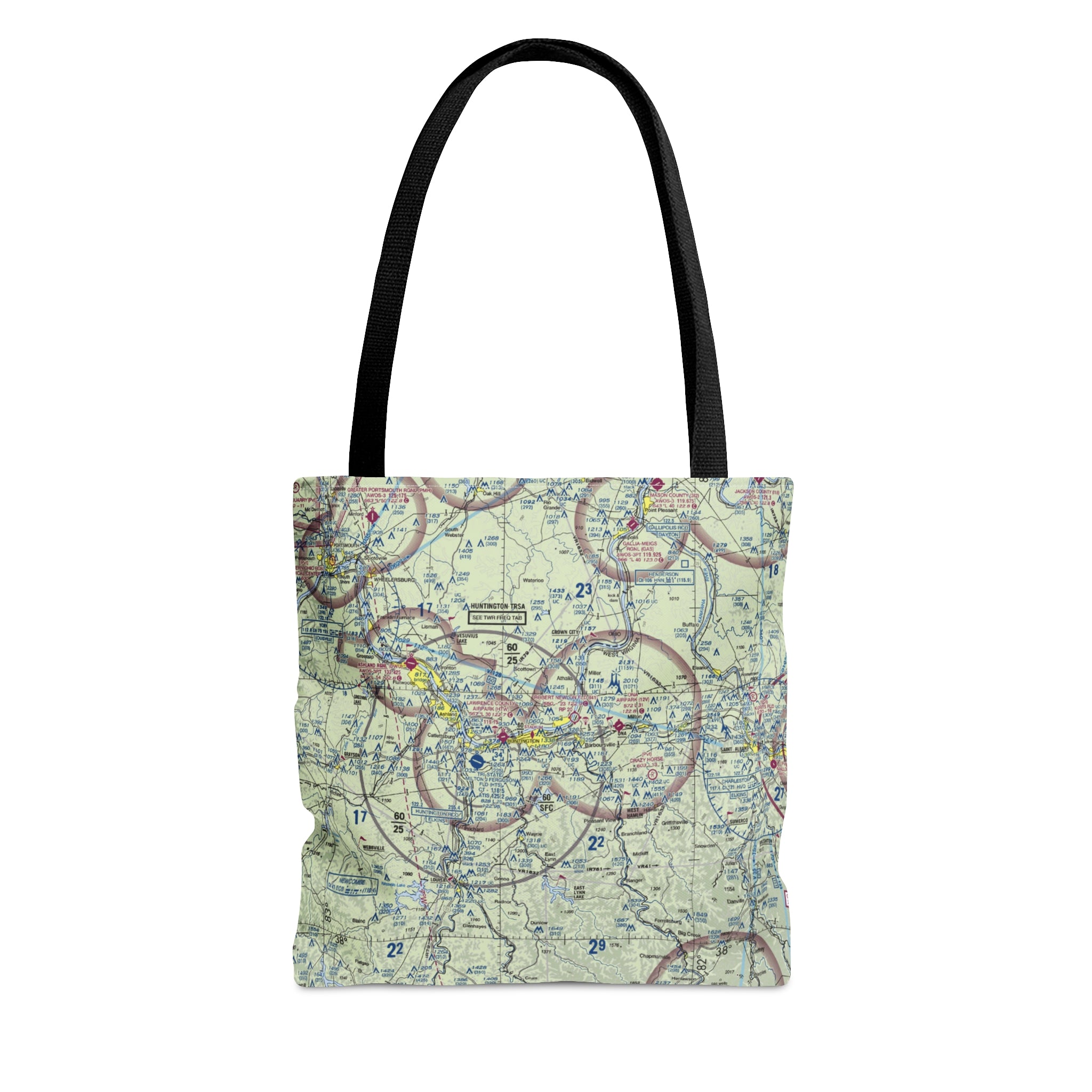 VFR Aeronautical Chart (Midwest) Tote Bag