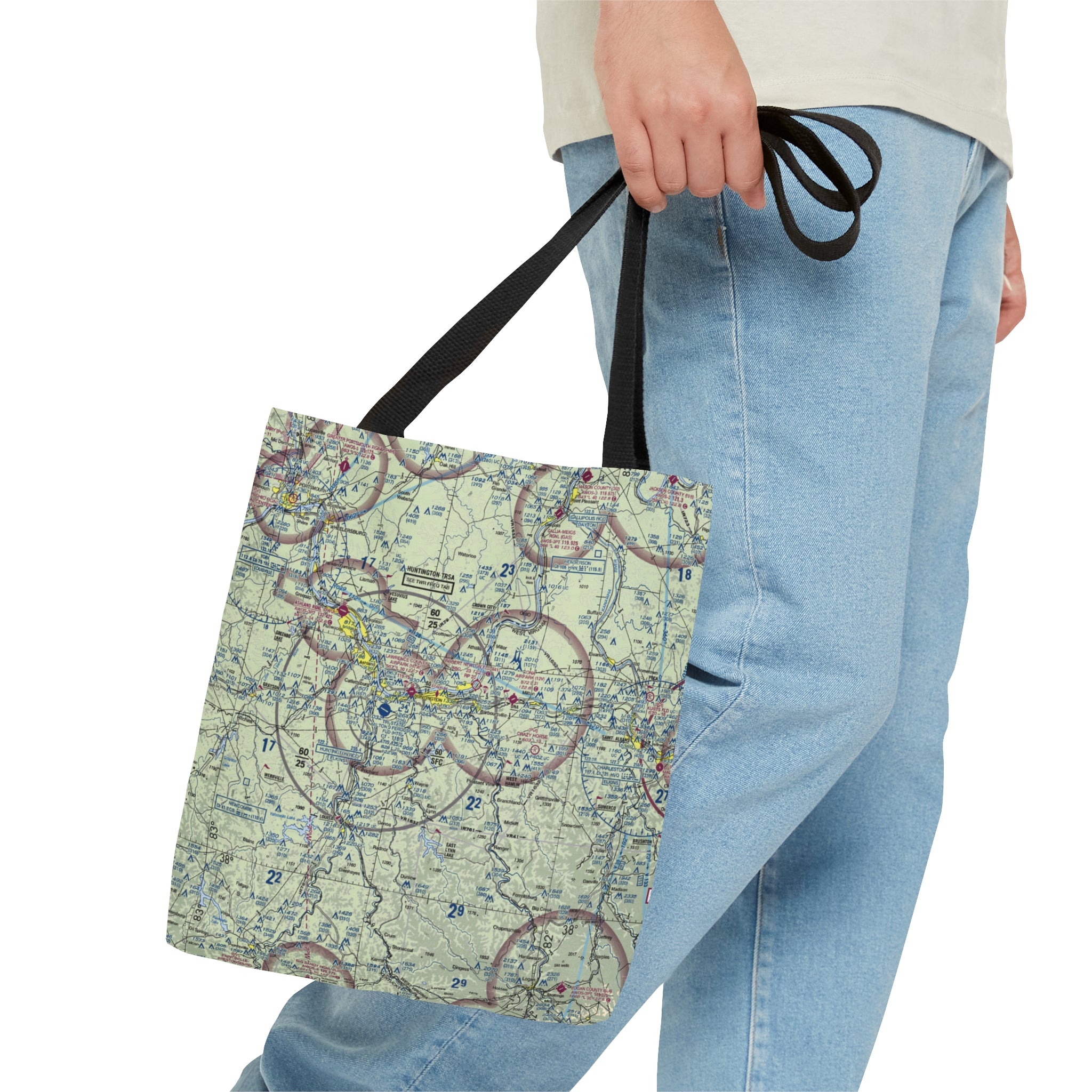 VFR Aeronautical Chart (Midwest) Tote Bag