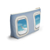 Airplane Window View T-Bottom Accessory Pouch