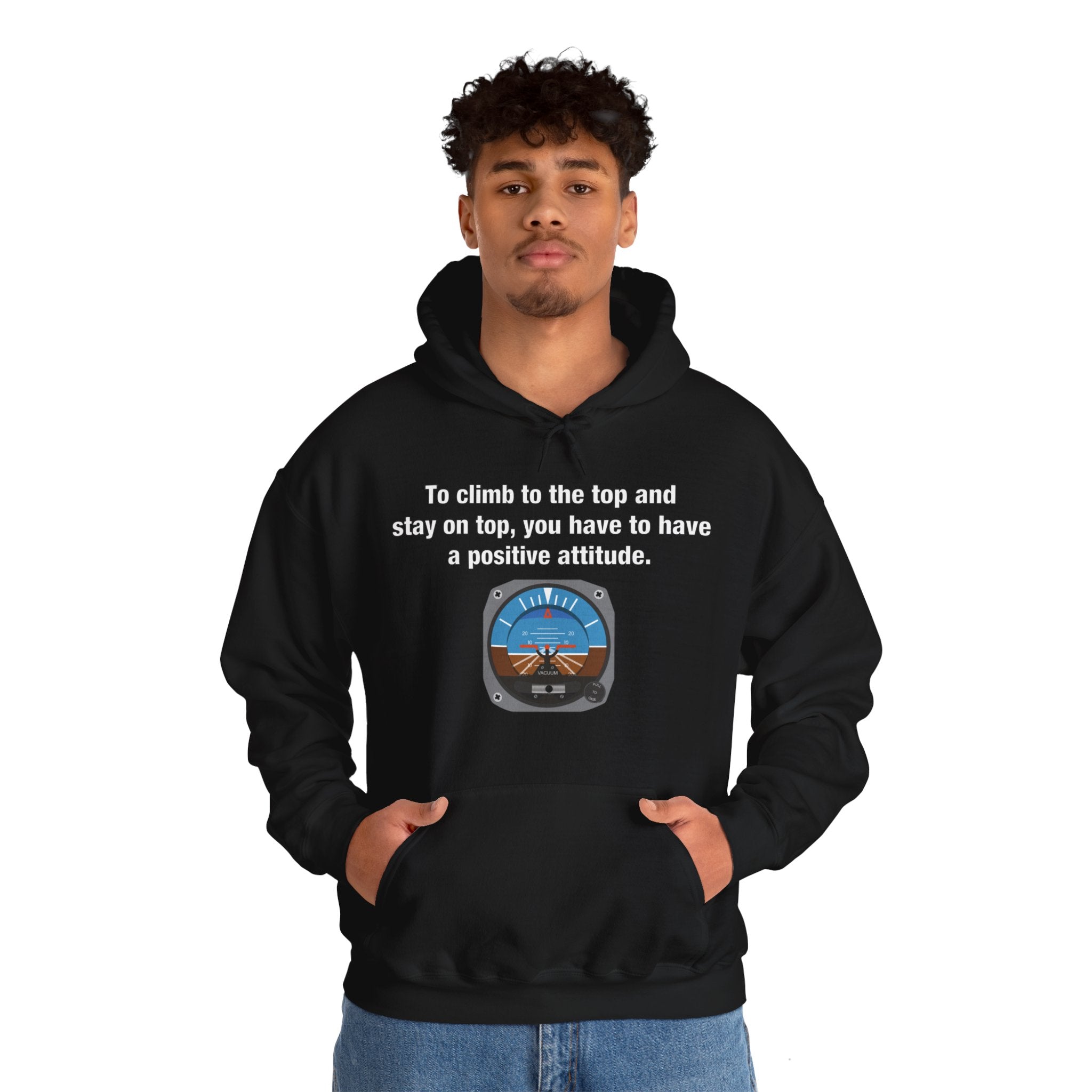 Positive Attitude Unisex Heavy Blend™ Hooded Sweatshirt