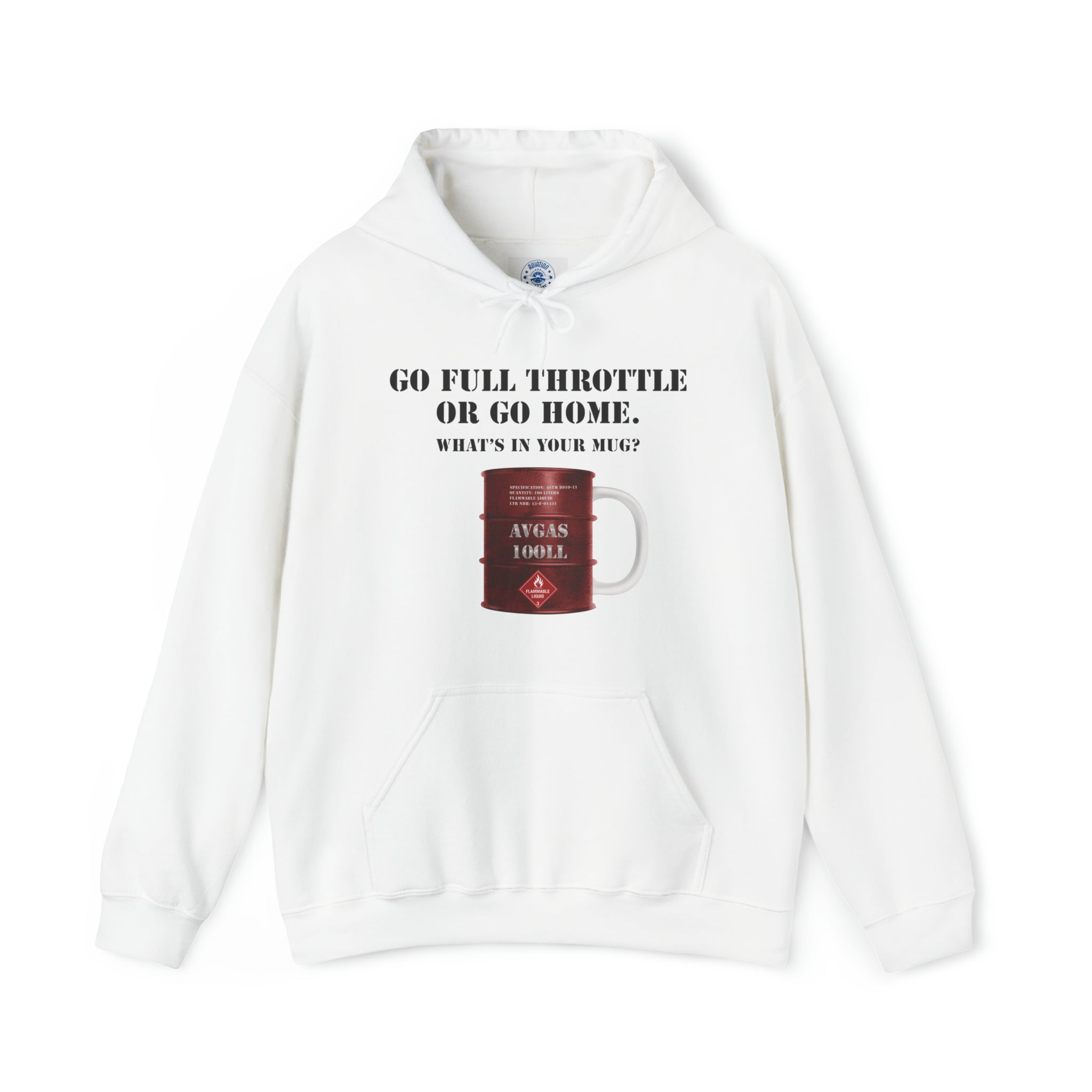 AVGAS Coffee Mug Unisex Heavy Blend™ Hooded Sweatshirt