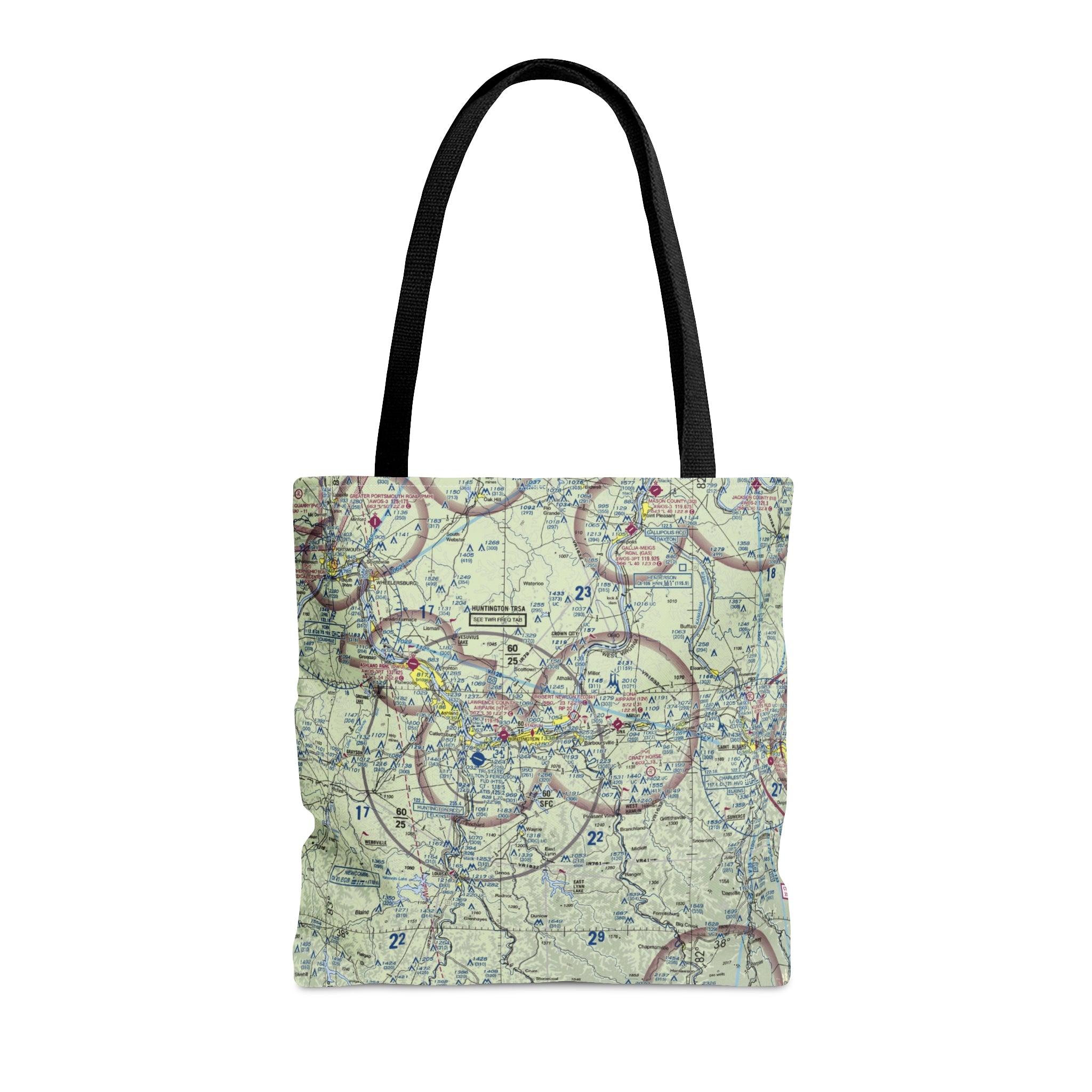 VFR Aeronautical Chart (Midwest) Tote Bag