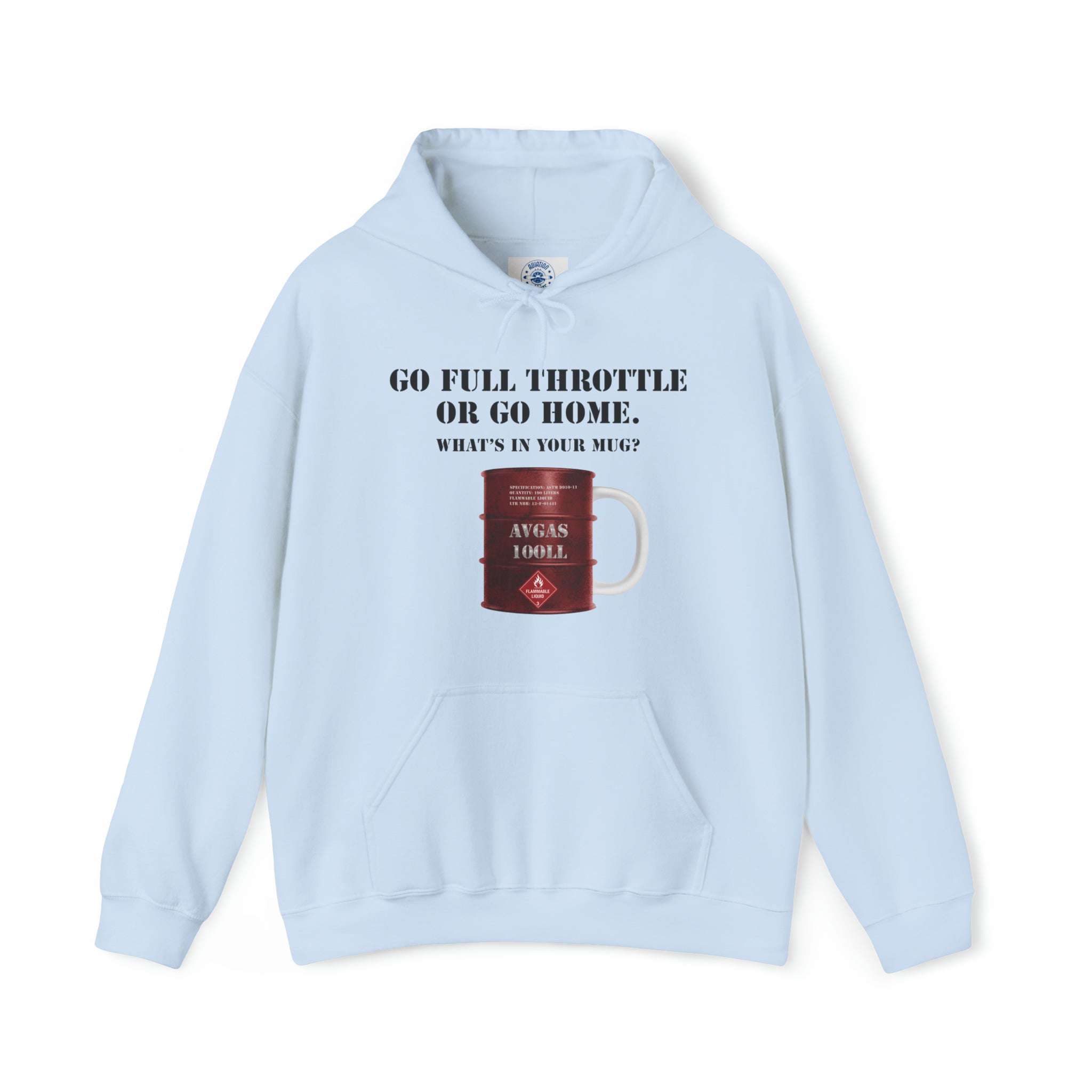 AVGAS Coffee Mug Unisex Heavy Blend™ Hooded Sweatshirt