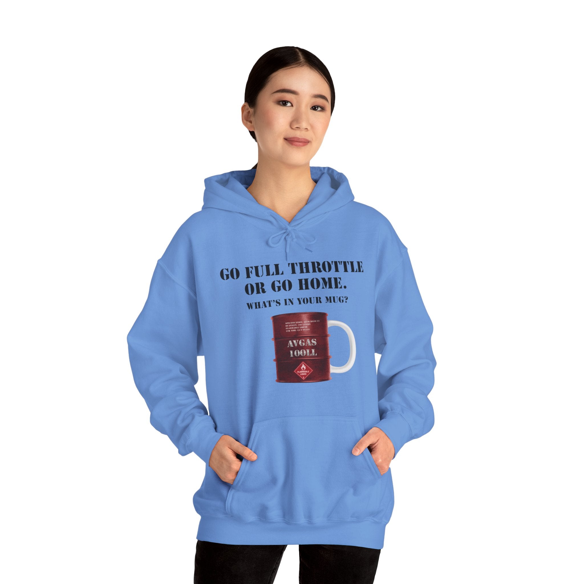 AVGAS Coffee Mug Unisex Heavy Blend™ Hooded Sweatshirt