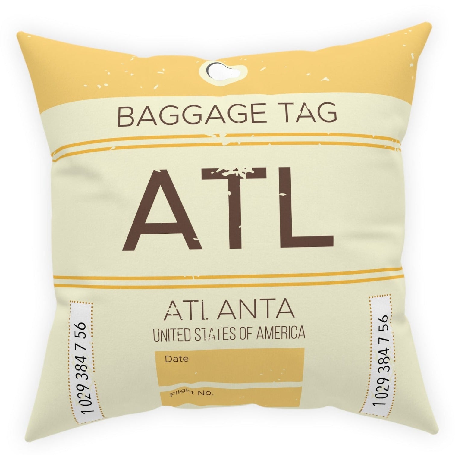 Airport Code (ATL) Broadcloth Pillow