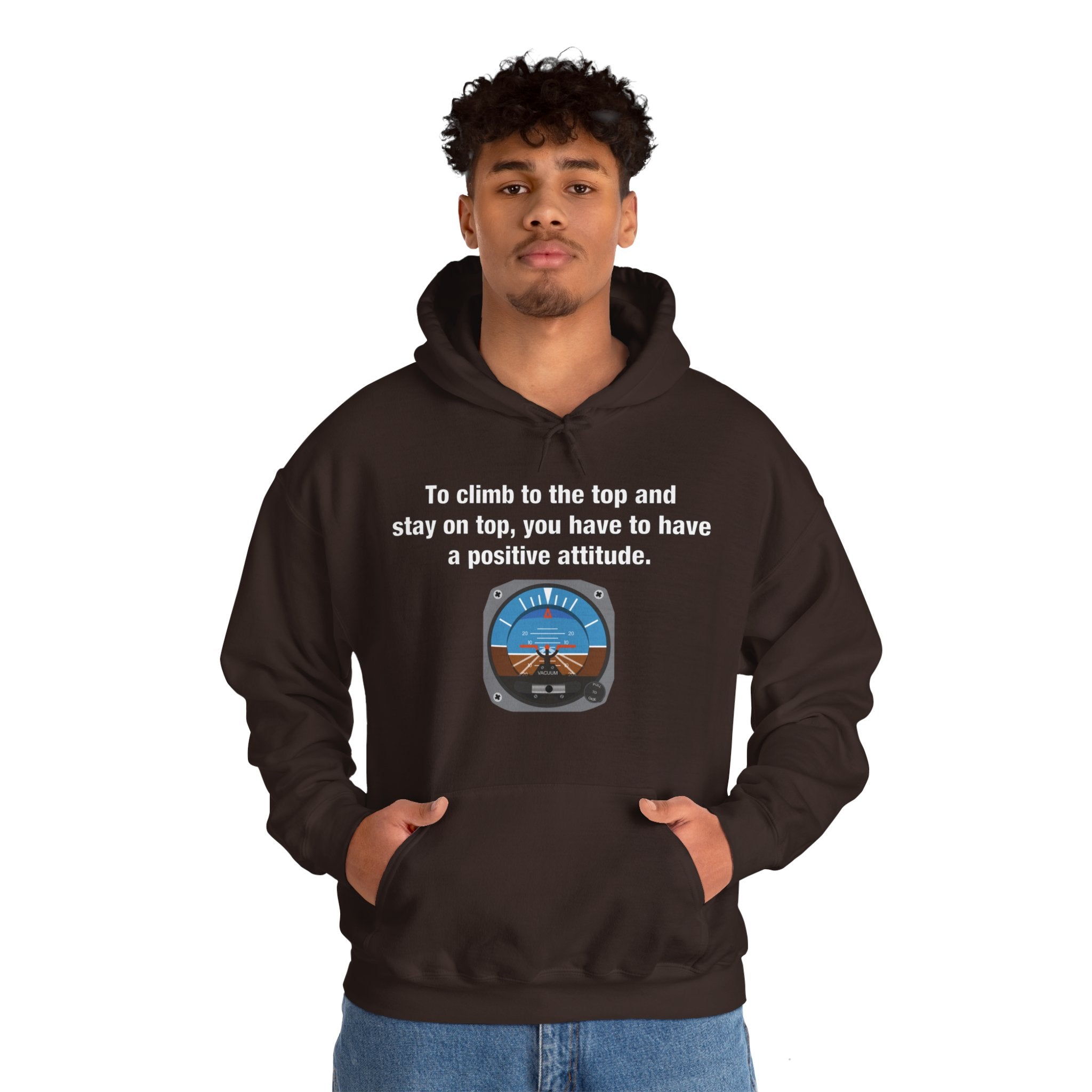 Positive Attitude Unisex Heavy Blend™ Hooded Sweatshirt