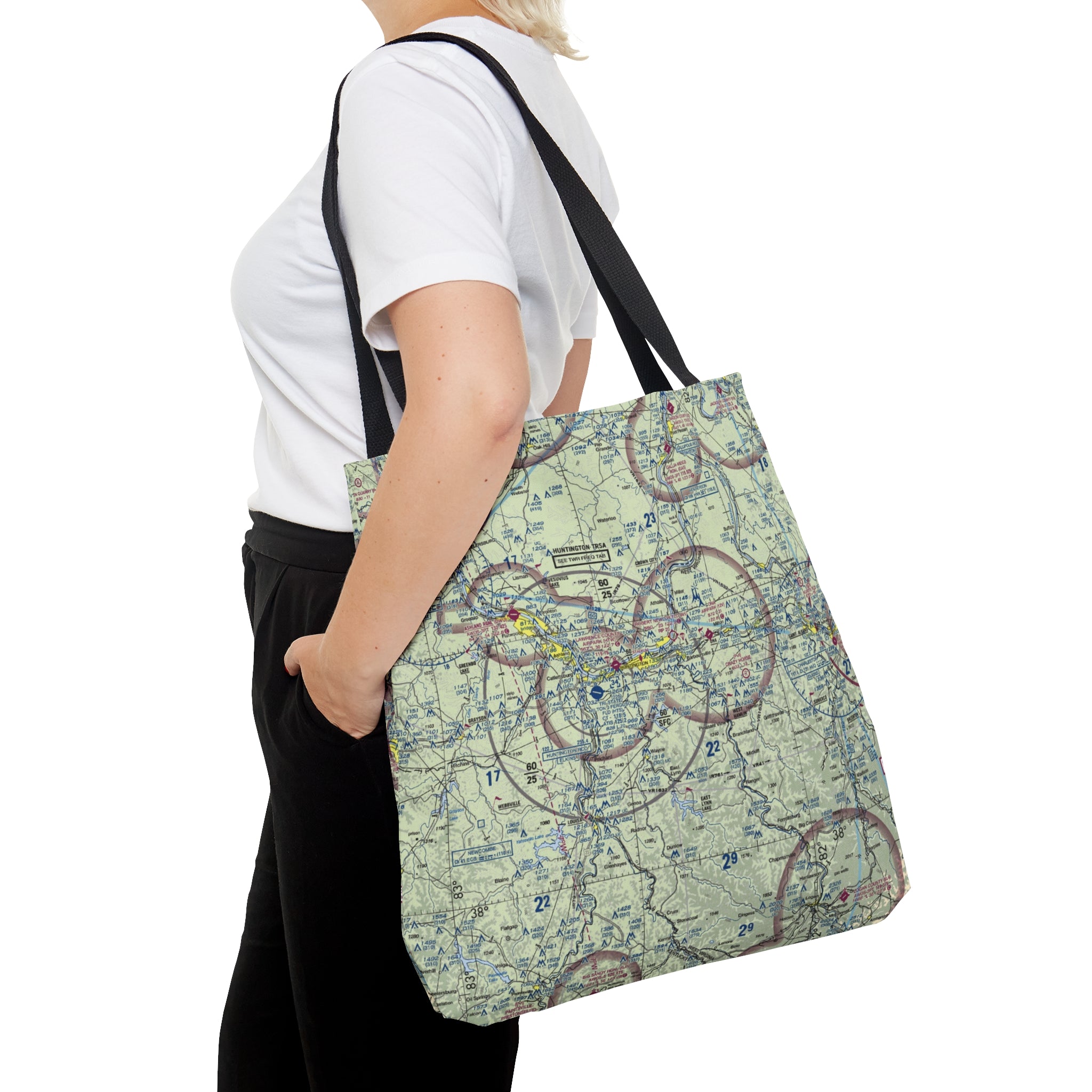 VFR Aeronautical Chart (Midwest) Tote Bag